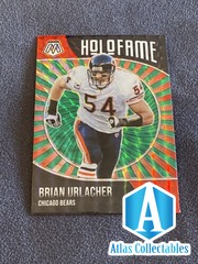 2021 Panini Mosaic Football Holofame Brian Urlacher Green Mosaic PRIZM #16 Bears
